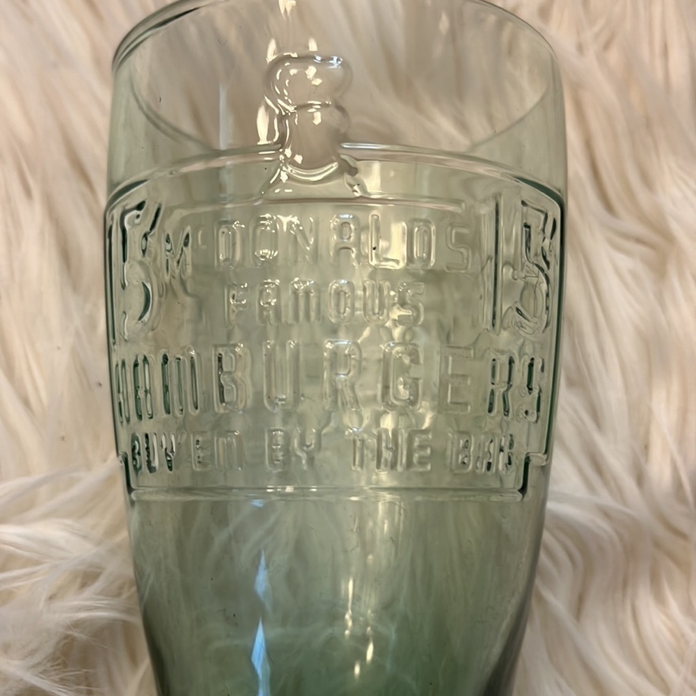 McDonalds green commemorative glass. 1948. - Picture 4 of 7